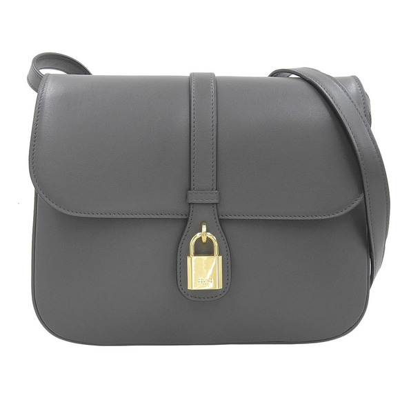 CELINE 196583DK1 Medium Taboo Shoulder Bag Crossbody Gray - Picture 1 of 8